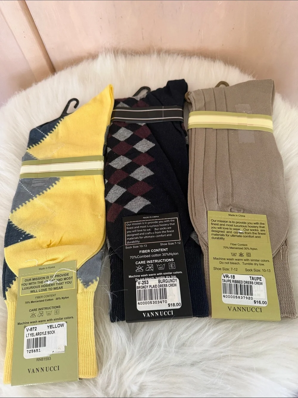 Vannucci Couture dress socks